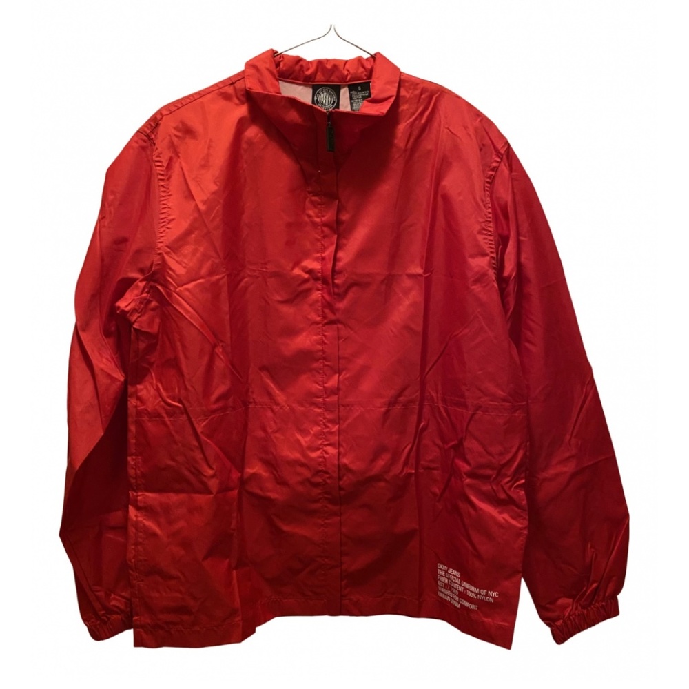 NWOT  Jeans Small Red 100% Nylon Windbreaker Jacket Coat